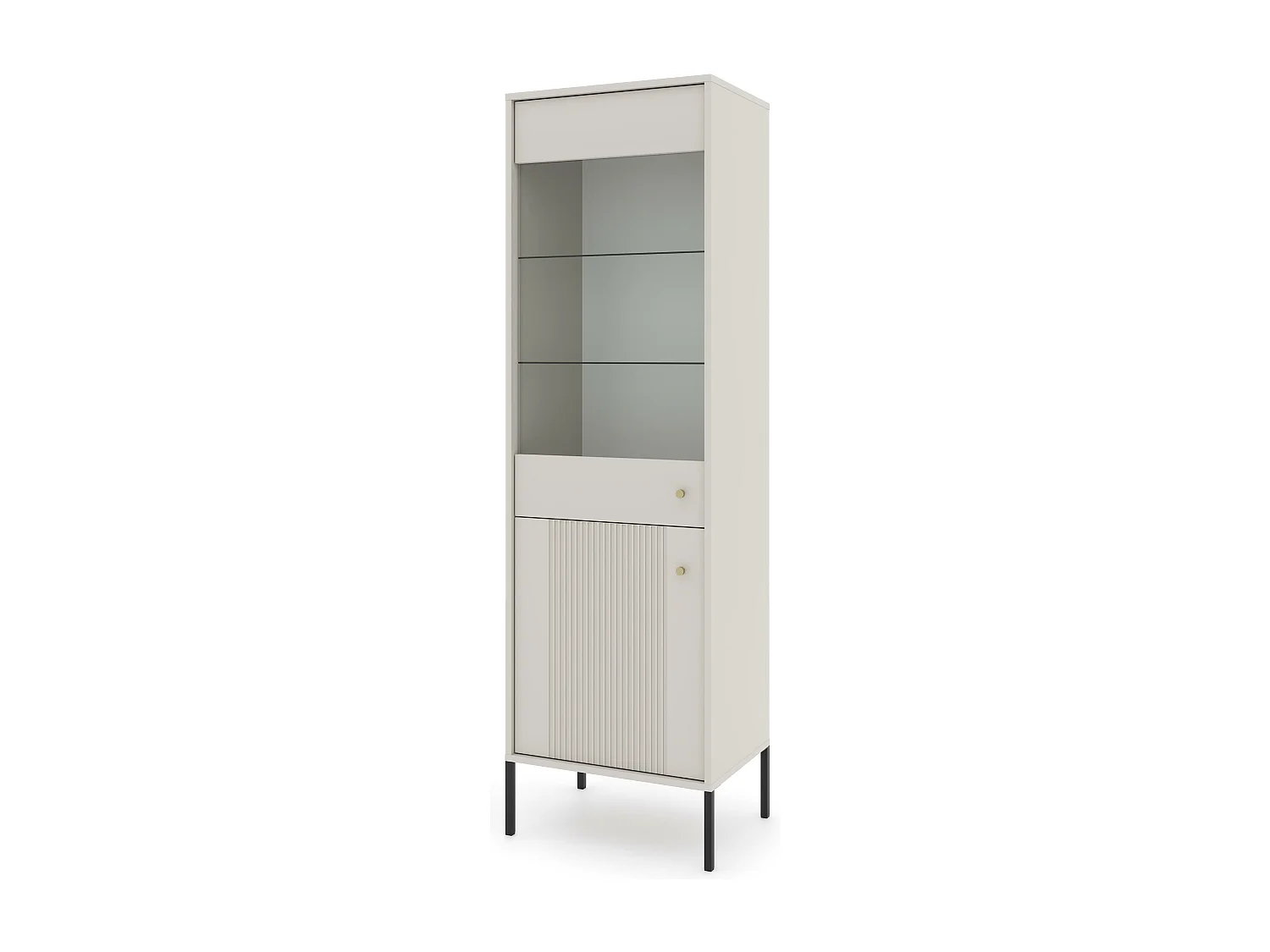 Vitrine ISEO SC54 2D 54x39x180 Beige