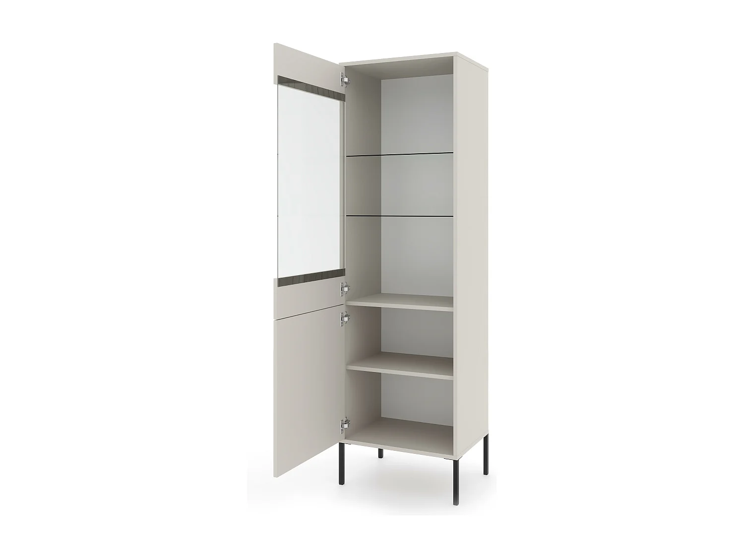 Vitrine ISEO SC54 2D 54x39x180 Beige
