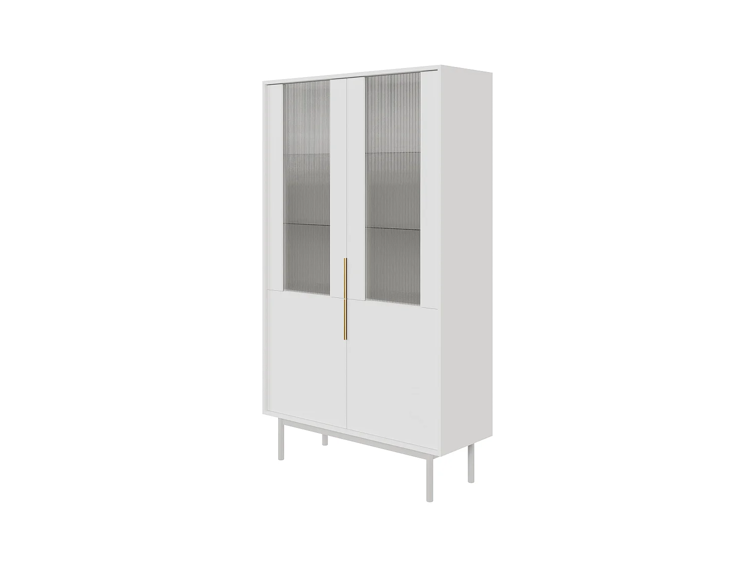 Vitrinekast VIVA SC104 2D 104x39x179 Wit