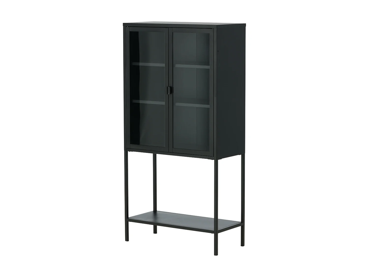 Vitrine MISHA SC75 2D 75x35x150 Noir