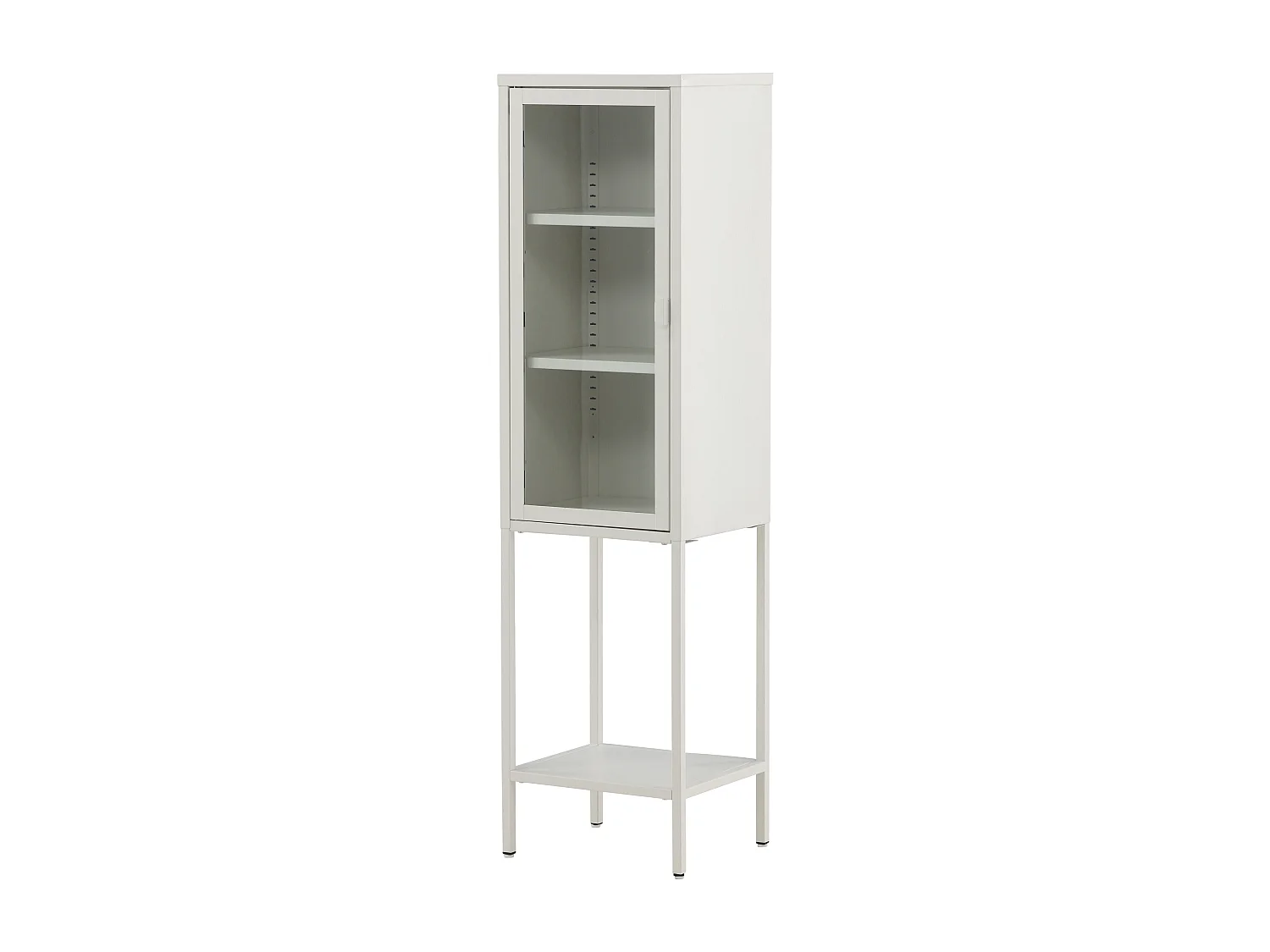 Vitrinekast MISHA SC41 1D 41x35x150 Wit