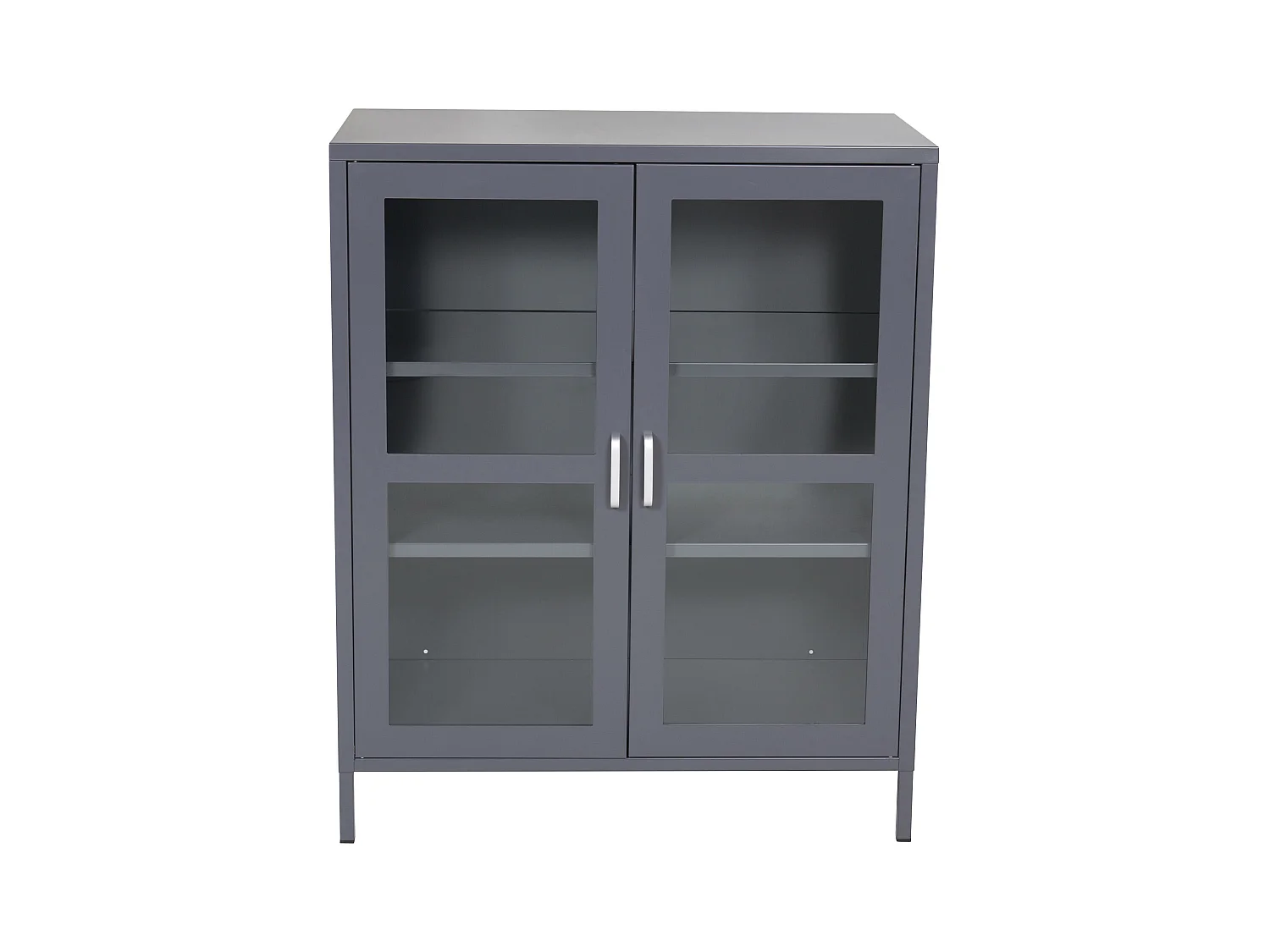 Vitrine ACERO SC80 2D 80x43x97 Gris