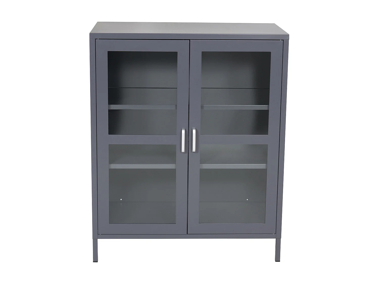 Vitrine ACERO SC80 2D 80x43x97 Gris