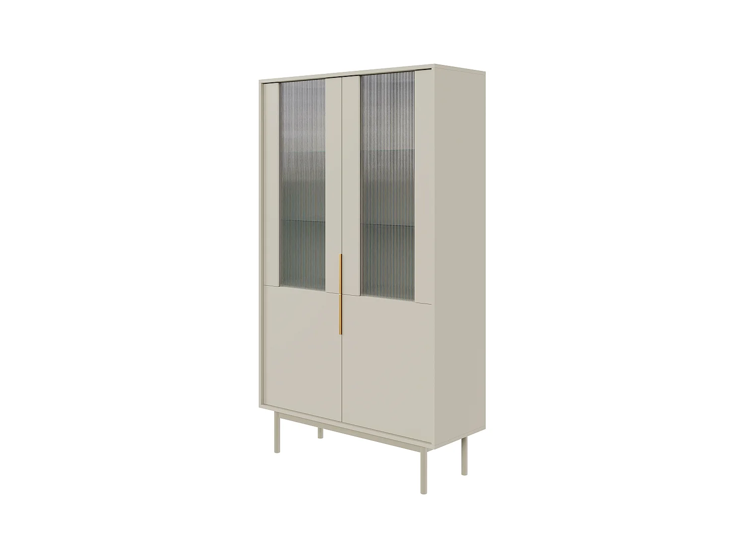 Vitrine VIVA SC104 2D 104x39x179 Beige