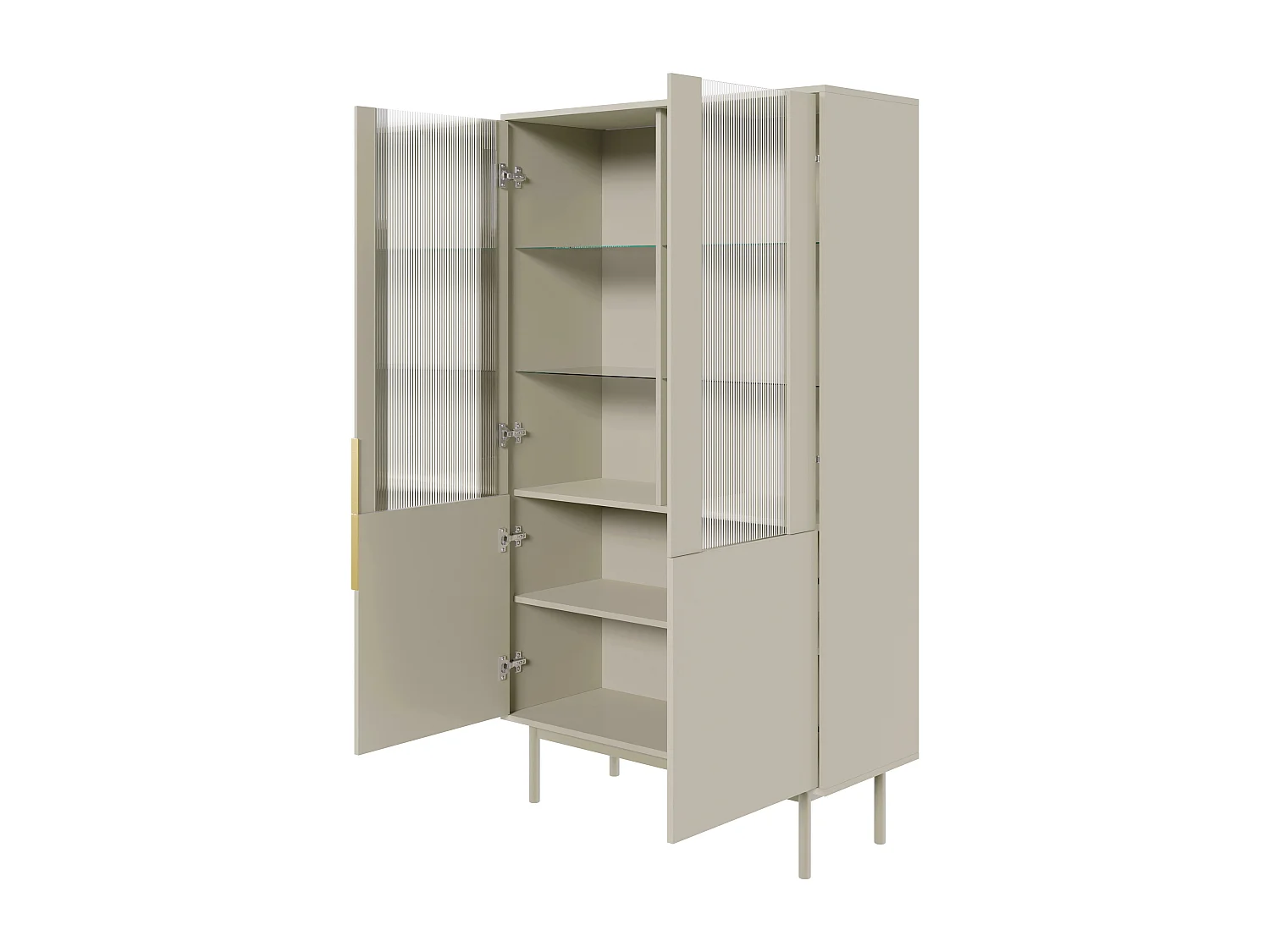 Vitrine VIVA SC104 2D 104x39x179 Beige