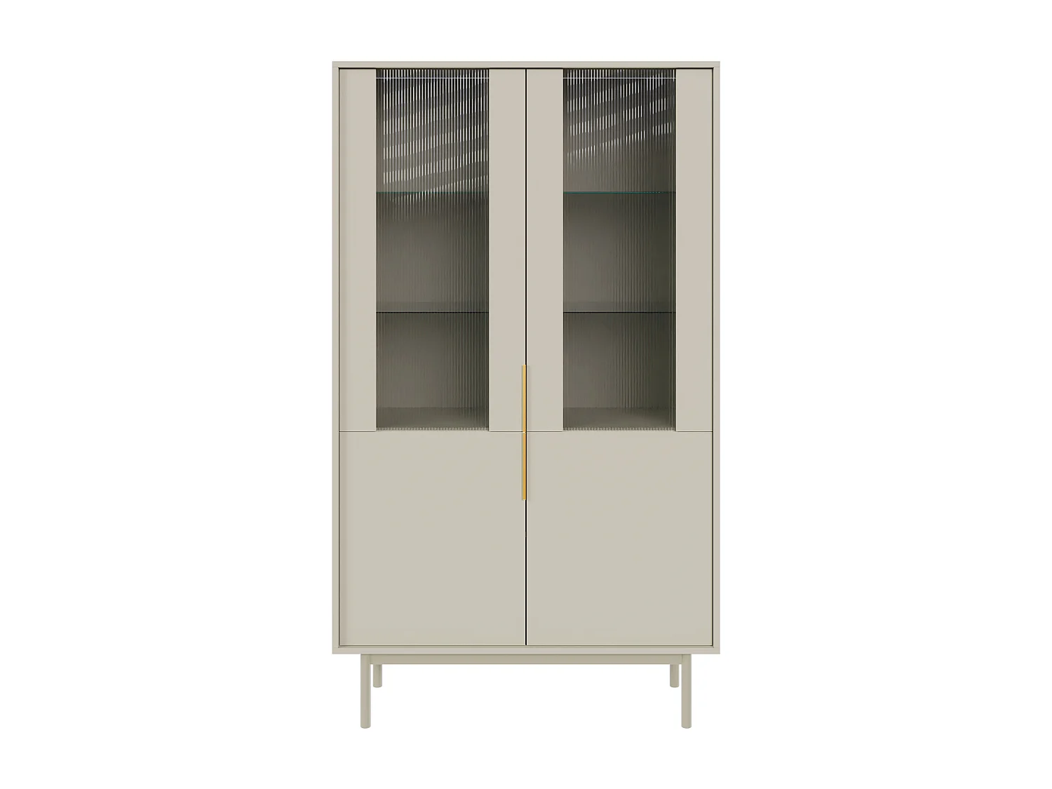 Vitrine VIVA SC104 2D 104x39x179 Beige