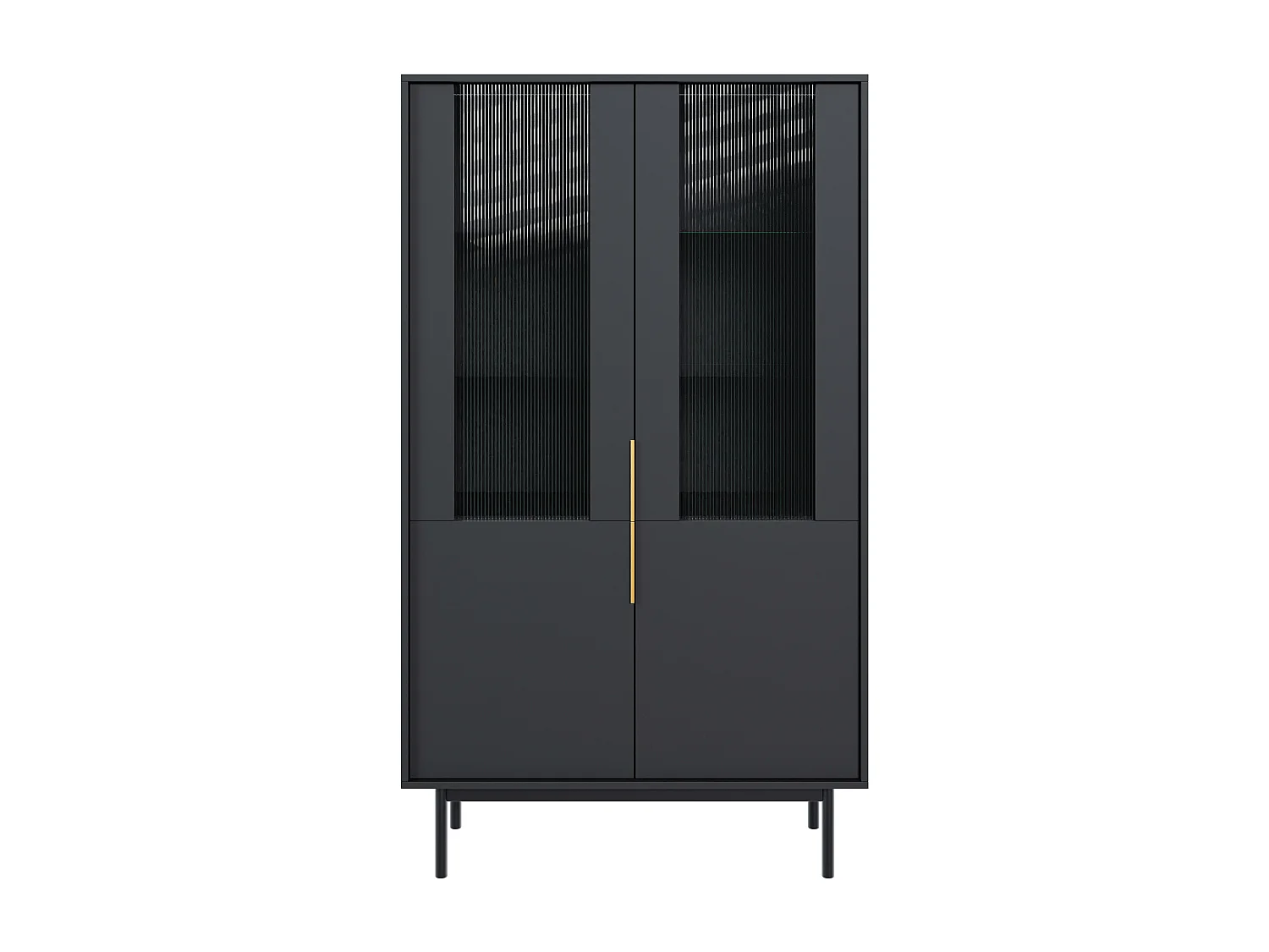 Vetrina VIVA SC104 2D 104x39x179 Nero
