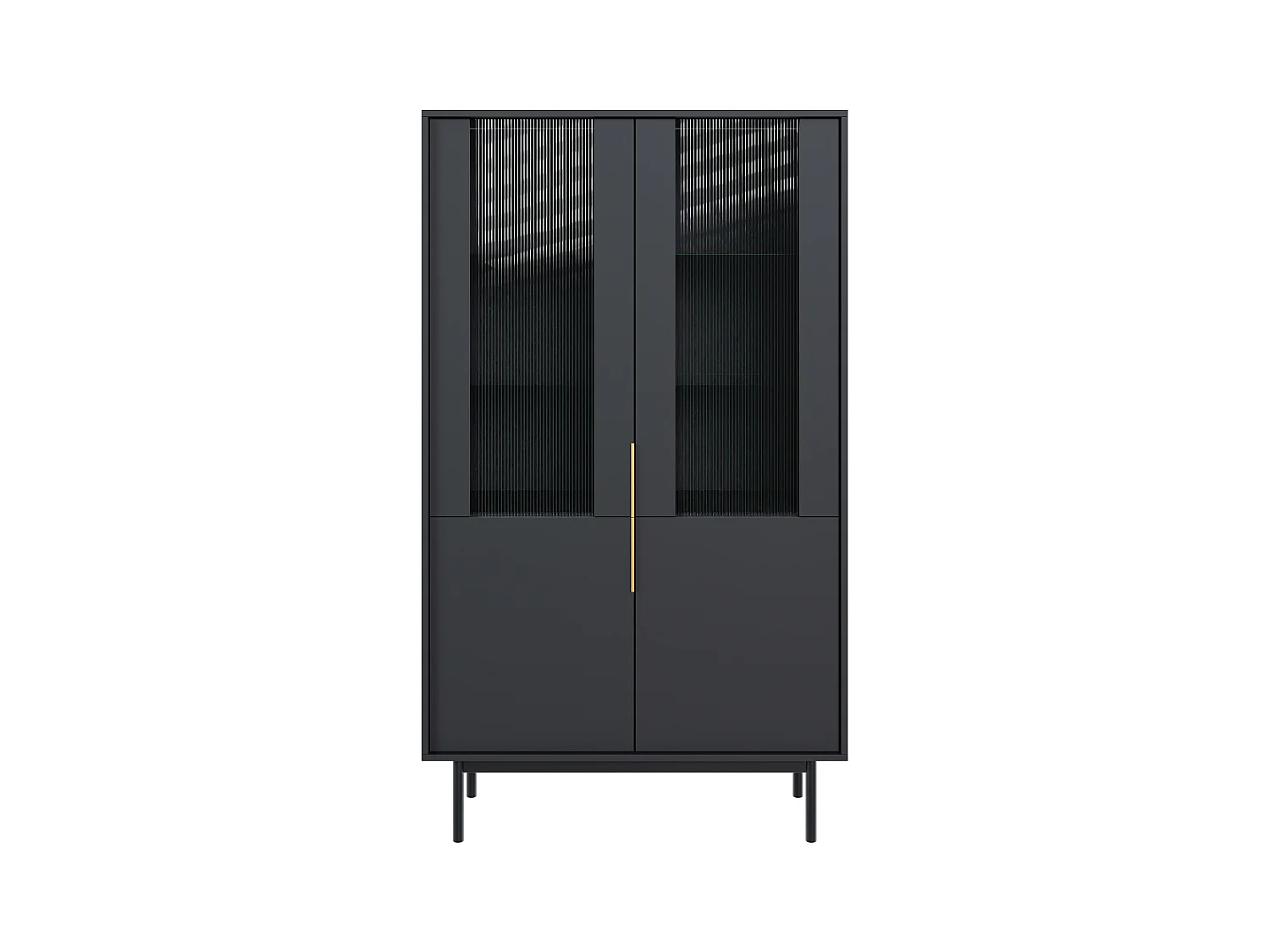 Vitrine VIVA SC104 2D 104x39x179 Noir