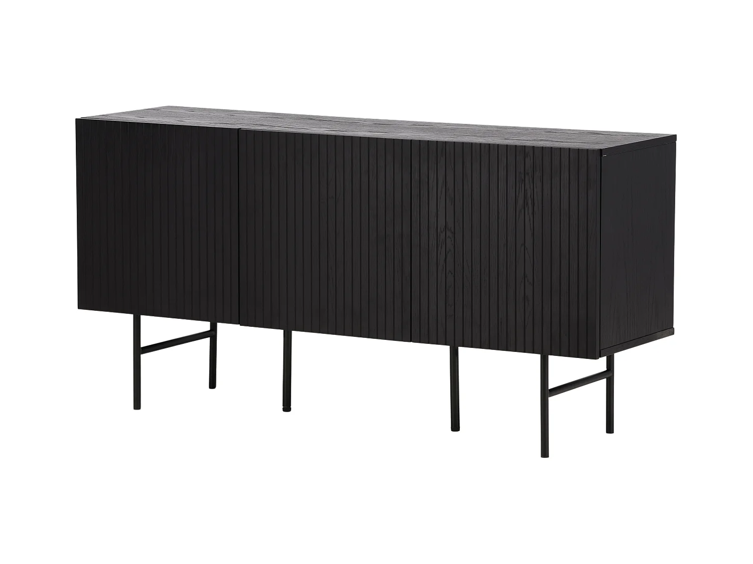 Vitrinekast BJÖRKÖN SC150 3D 150x42x75 Zwart