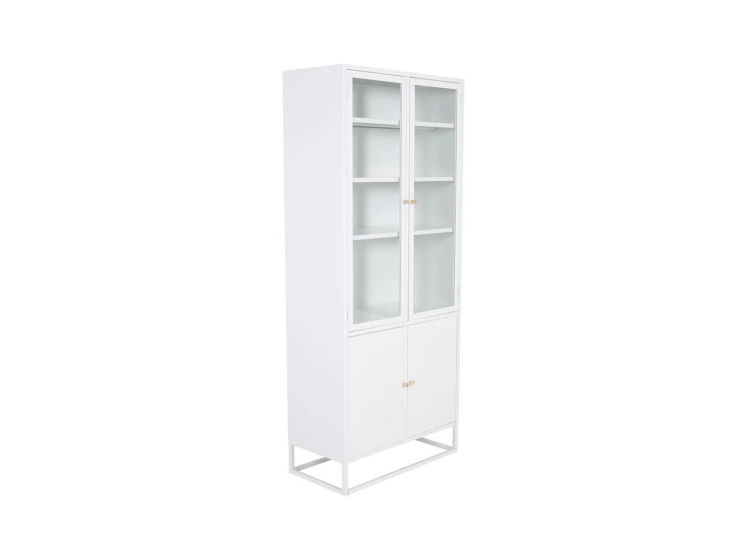 Vitrine BAKAL SC80 4D 80x41x190 Blanc