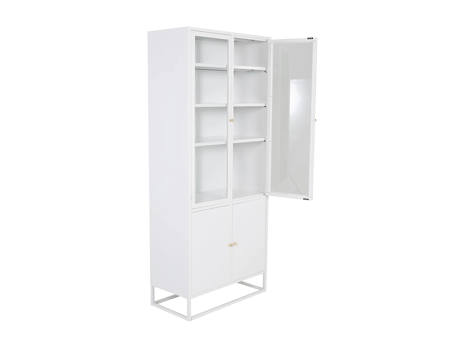 Vitrine BAKAL SC80 4D 80x41x190 Blanc