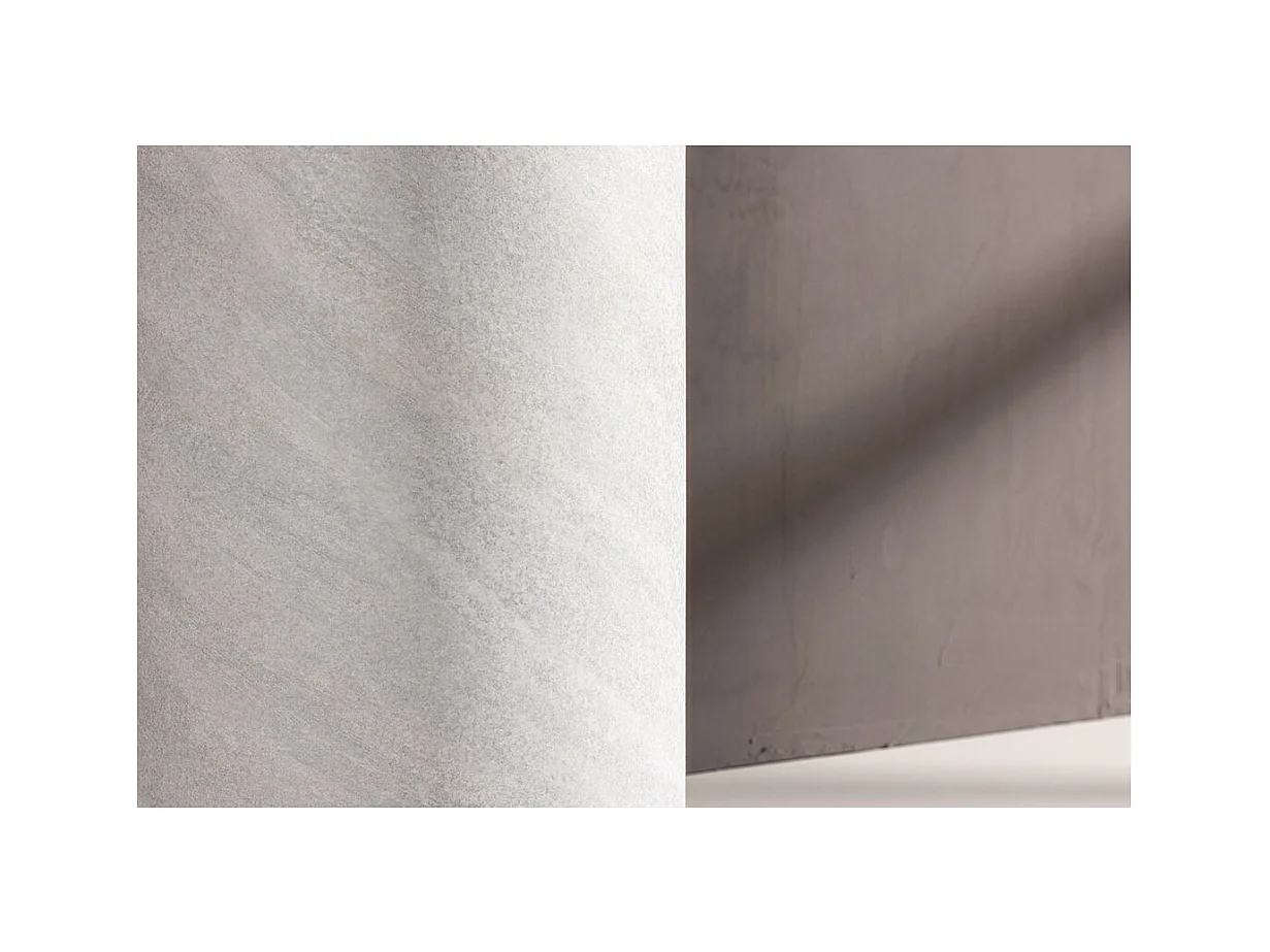 York Ecktisch Ø30 cm Sockel grau.