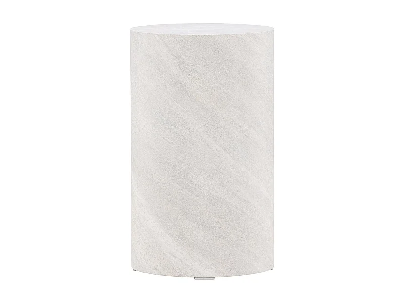 Table d'Appoint Ronde "York" 30cm Gris