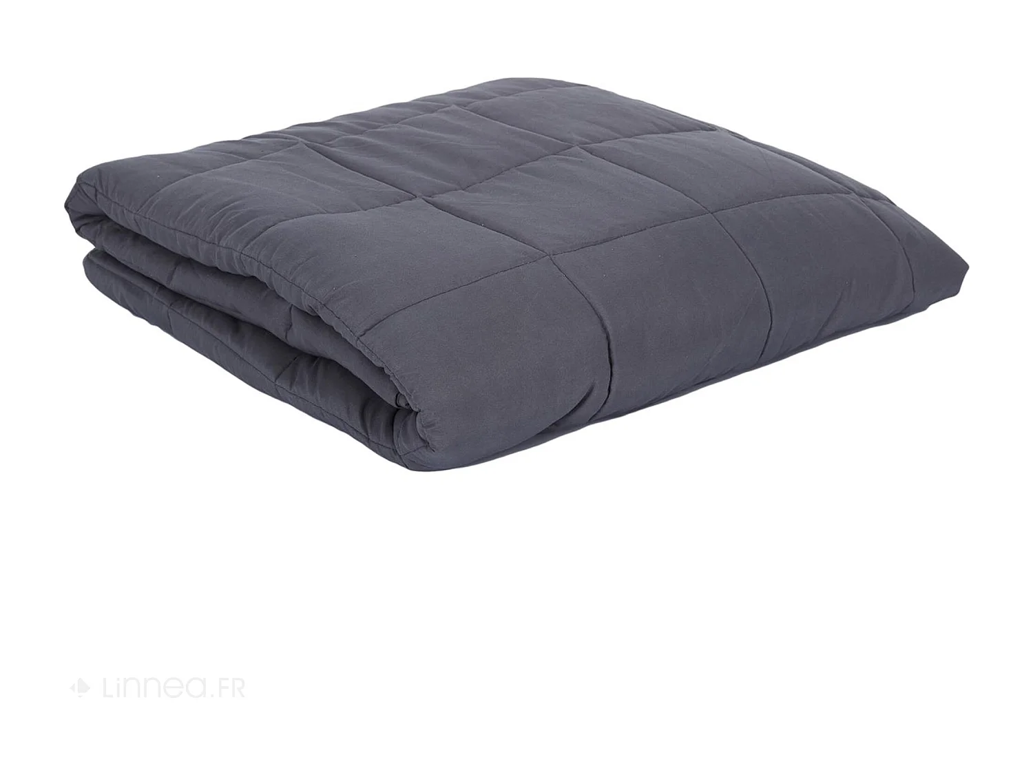 Couverture pondérée en polyester 7kg 150x200 cm LAVISH grise