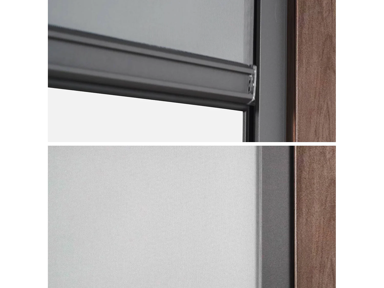 Pergola bioclimatica 3x4m in alluminio + tenda da 3m + tenda da 4m,