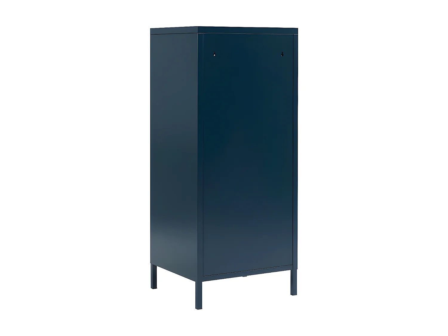 Nino - Petit meuble de rangement en métal PANTONE H105cm - Bleu nuit