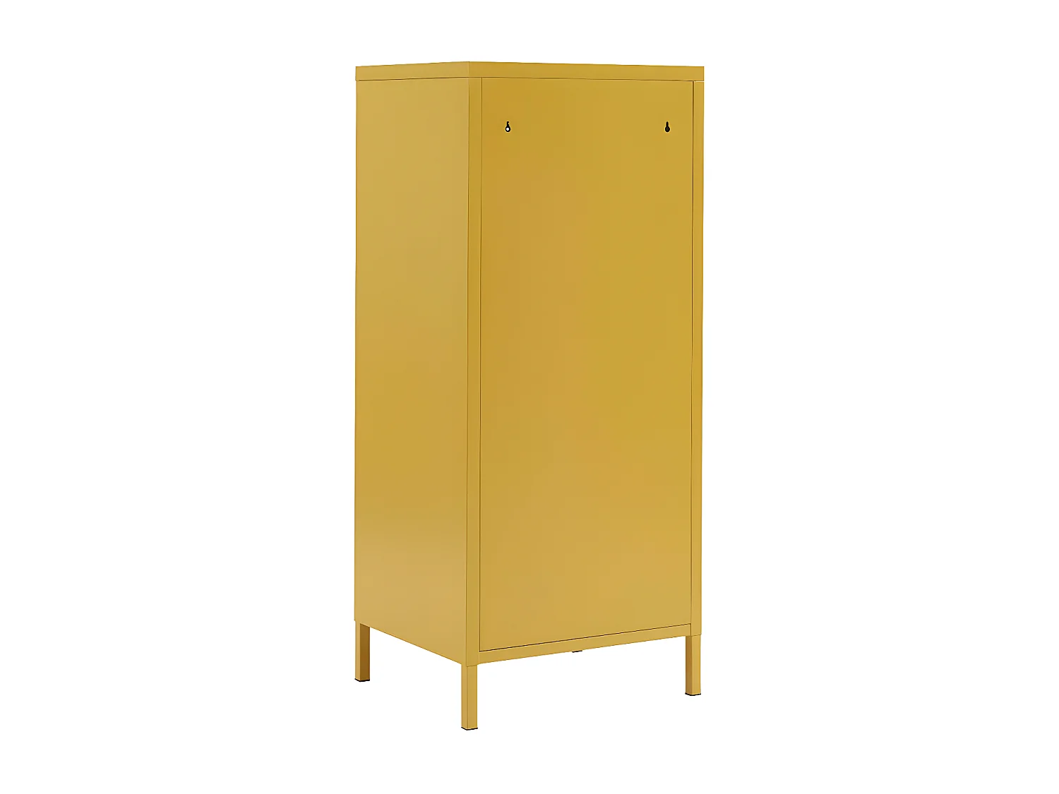 Nino - Petit meuble de rangement en métal PANTONE H105cm - Jaune moutarde