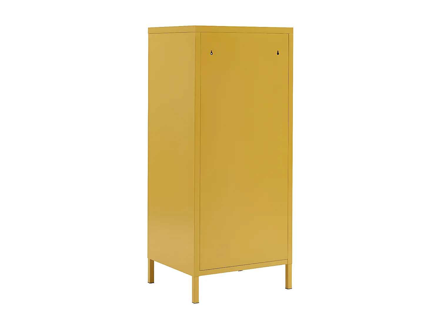 Nino - Petit meuble de rangement en métal PANTONE H105cm - Jaune moutarde