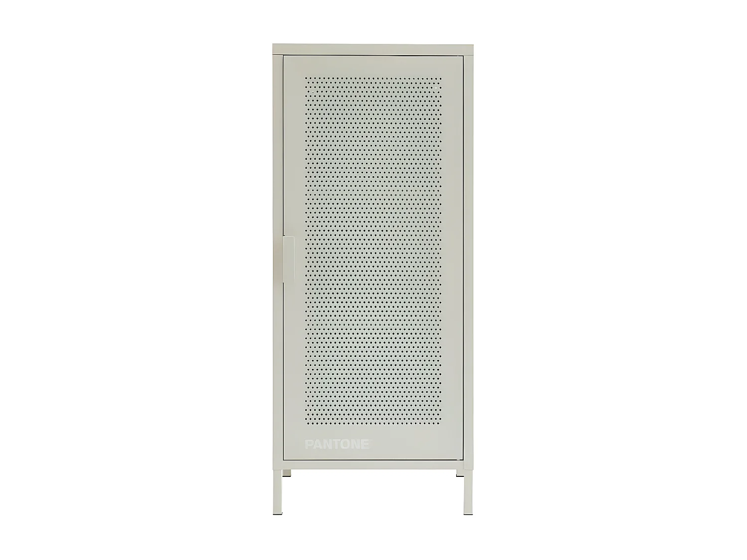 Nino - Petit meuble de rangement en métal PANTONE H105cm - Beige