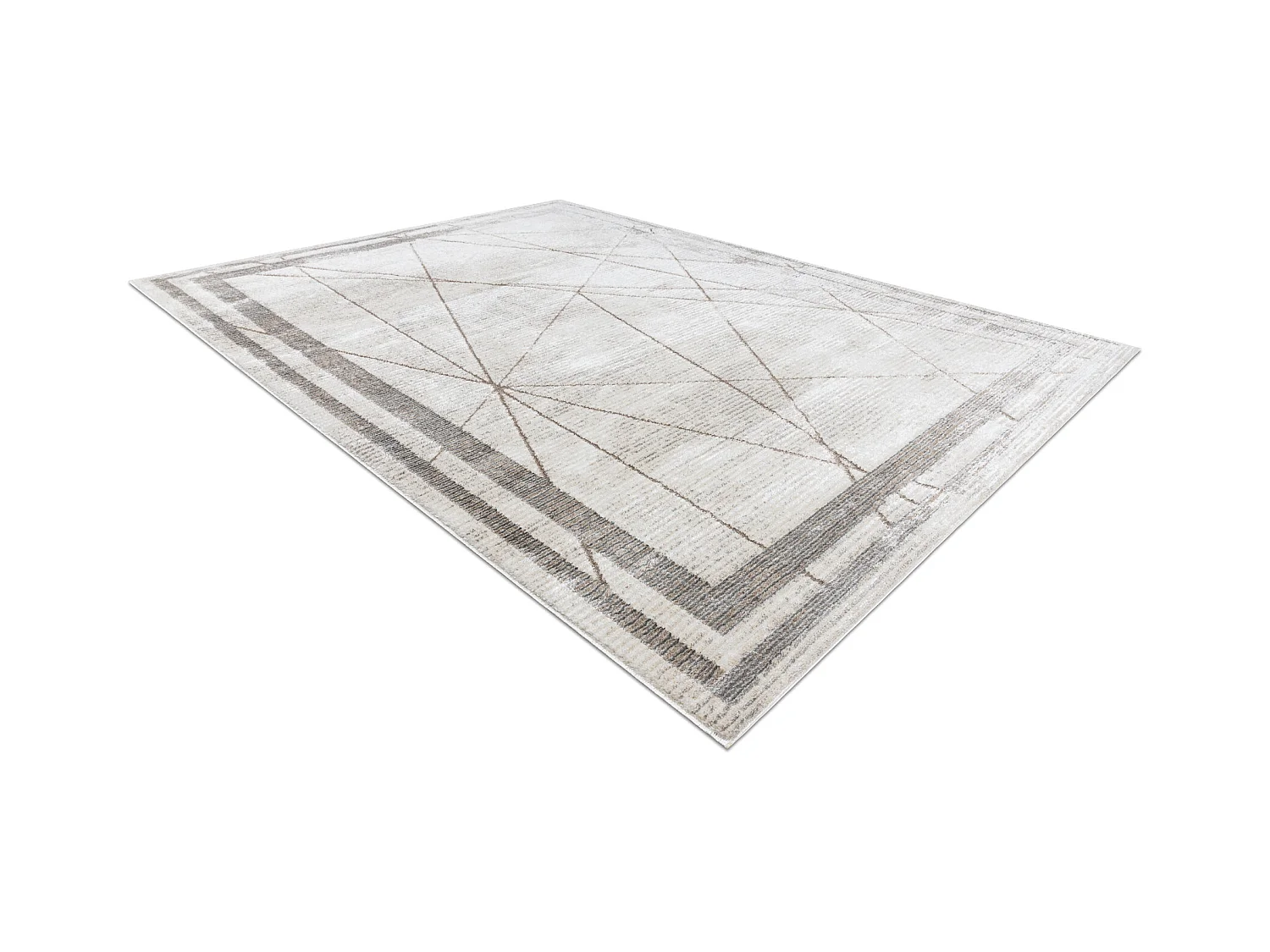 Tapis BLISS Z201Z128 crème / beige - Cadre, géométrique, moderne, s 80x150 cm