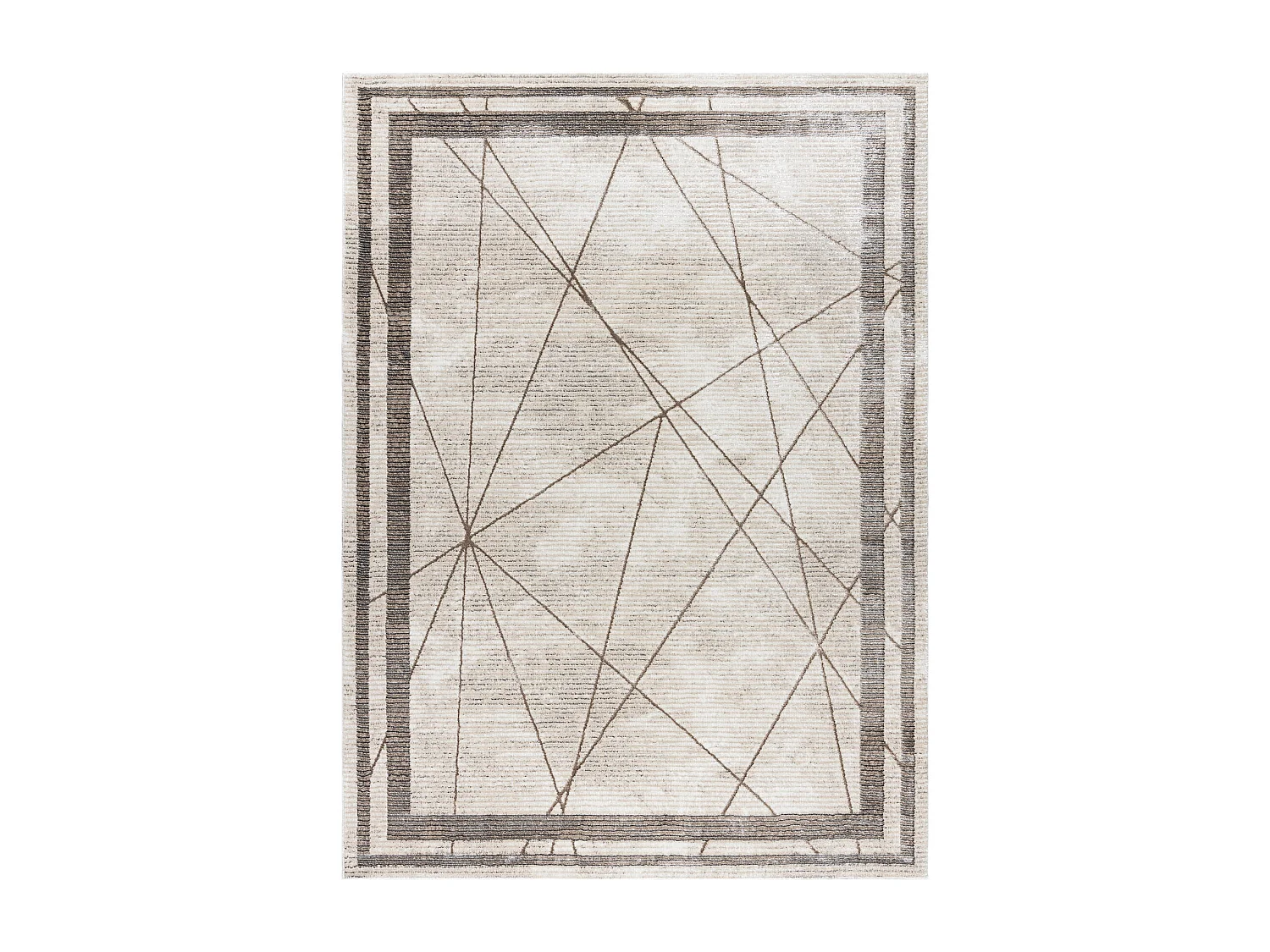 Tapis BLISS Z201Z128 crème / beige - Cadre, géométrique, moderne, s 80x150 cm