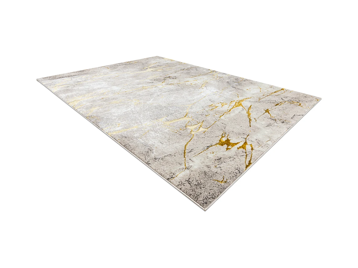 Tapis BLISS Z197AZ147 beige foncé / doré - Marbre, moderne, structur 80x150 cm