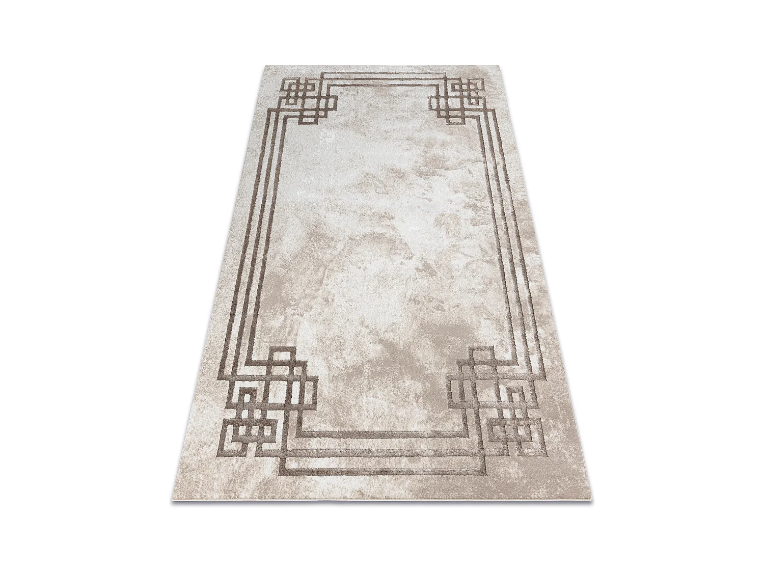 BLISS Z203AZ138 tappeto crema / beige - Cadre, moderno, strutturale 120x170 cm