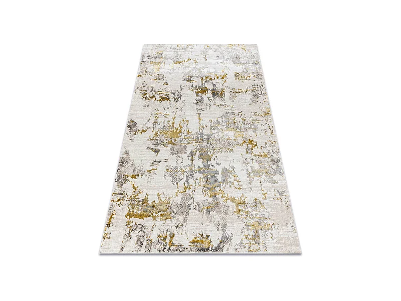 Tapis BLISS Z199AZ127 crème / doré - Abstraction, moderne, structure 140x190 cm
