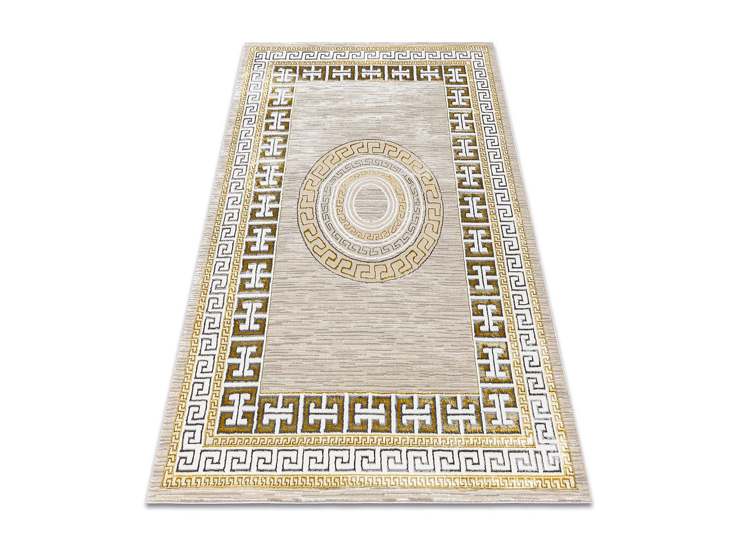 Tapis BLISS Z205AZ127 crème / or - Cadre, grec, moderne, structurel 200x290 cm