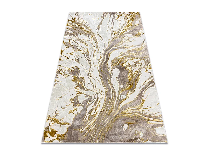 Tapis BLISS Z162AZ173 doré / crème - Abstraction, moderne, structure 140x190 cm