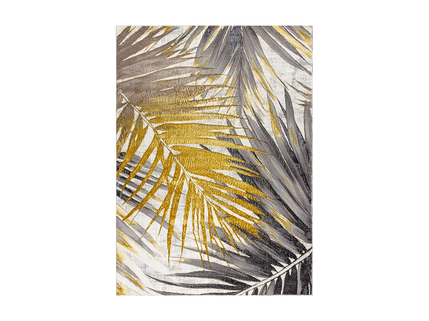 Tapis BLISS Z217AZ276 doré / gris - Feuilles de palmier, moderne, str 120x170 cm