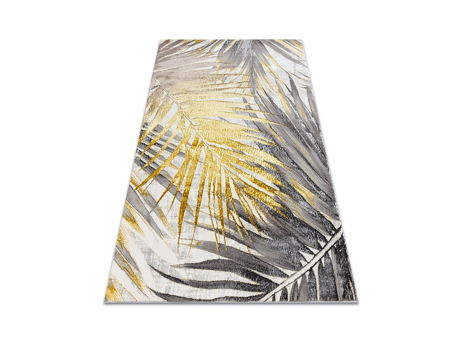 Tapis BLISS Z217AZ276 doré / gris - Feuilles de palmier, moderne, str 200x290 cm