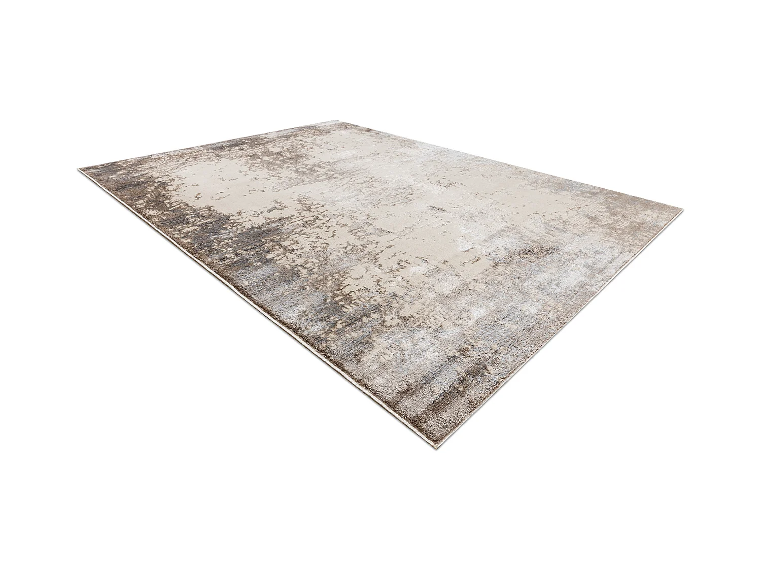 BLISS Z194AZ148 tapijt donker beige / beige - Abstractie, modern, stru 120x170 cm