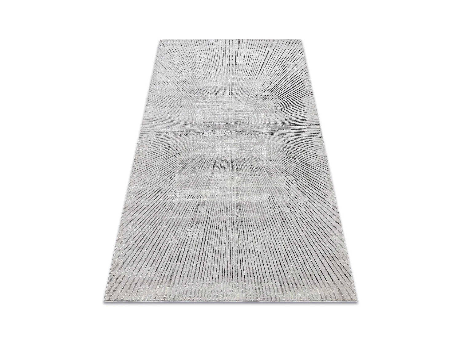 BLISS Z206AZ256 Teppich hellgrau / grau – Linien, modern, strukturel 200x290 cm