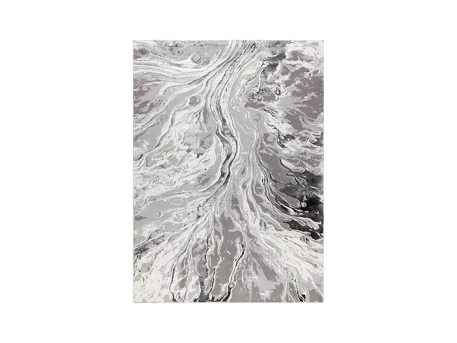 BLISS Z162BZ253 tapijt grijs / crème - Abstractie, modern, structuree 120x170 cm