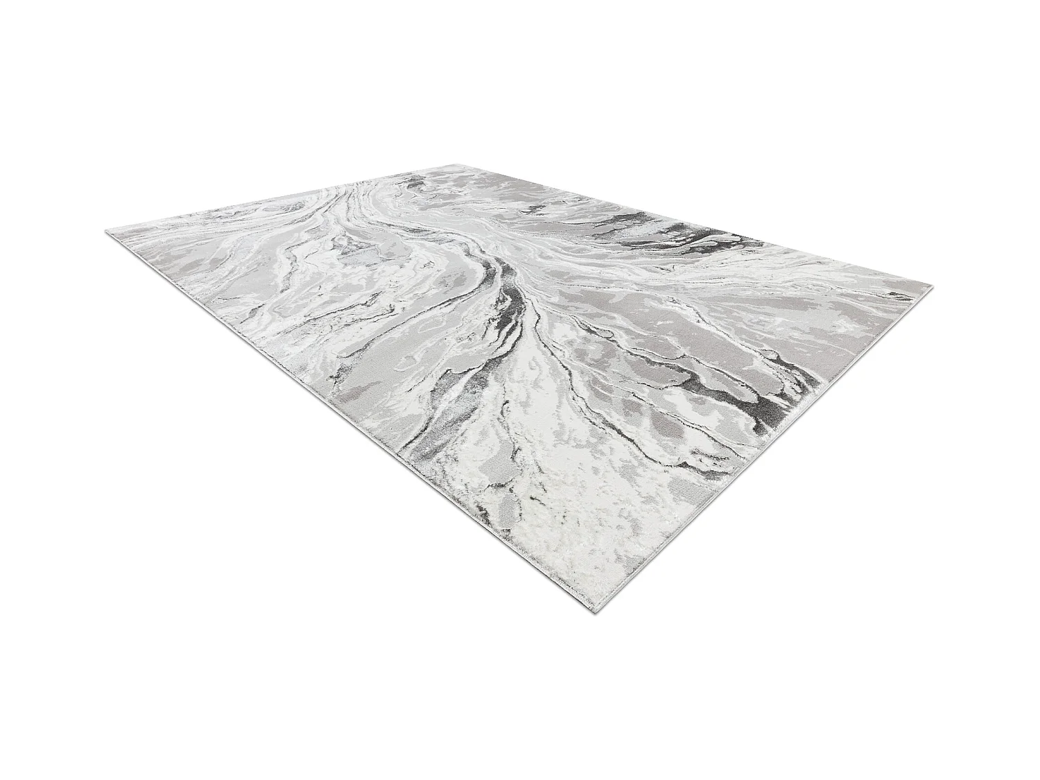 BLISS Z162BZ253 tapijt grijs / crème - Abstractie, modern, structuree 120x170 cm