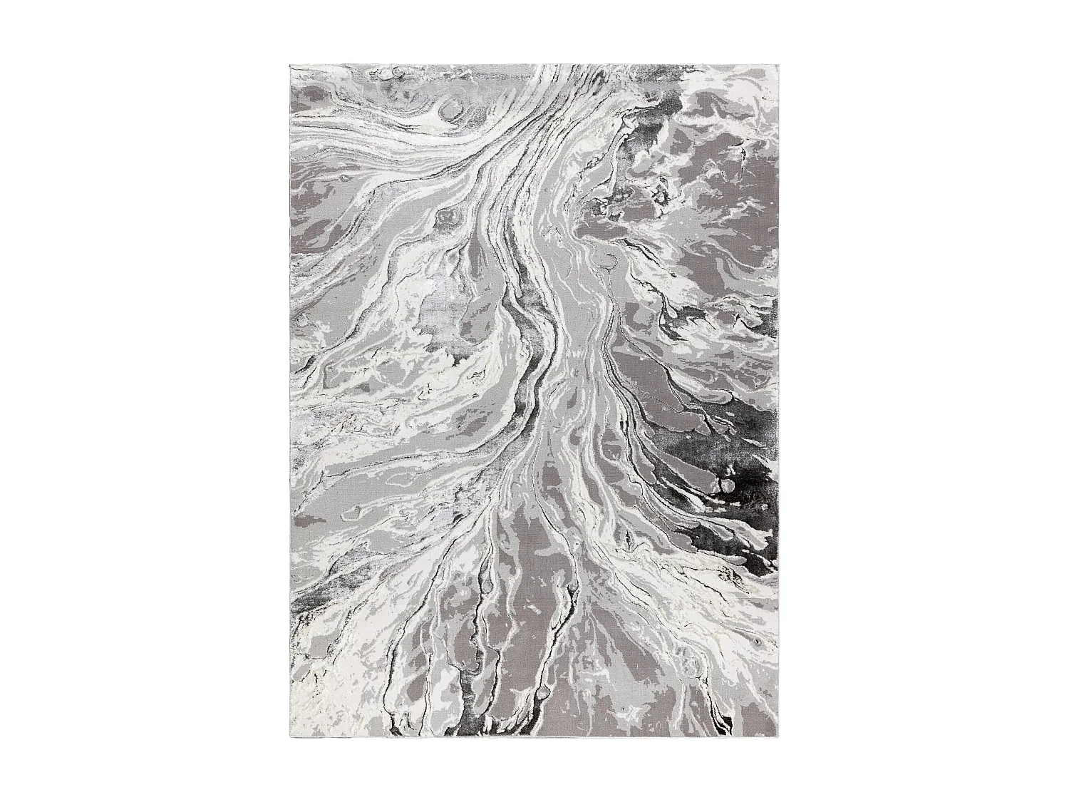 BLISS Z162BZ253 Teppich grau / creme – Abstraktion, modern, struktur 120x170 cm