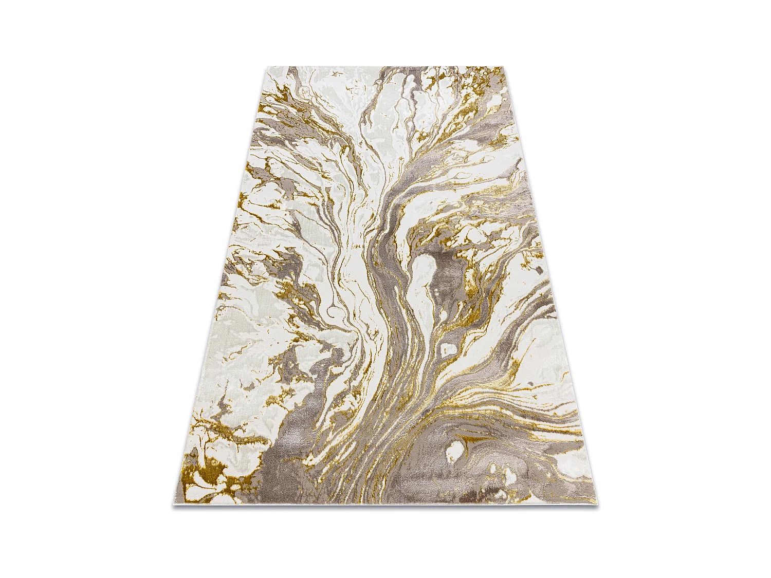 Tapis BLISS Z162AZ173 doré / crème - Abstraction, moderne, structure 160x220 cm