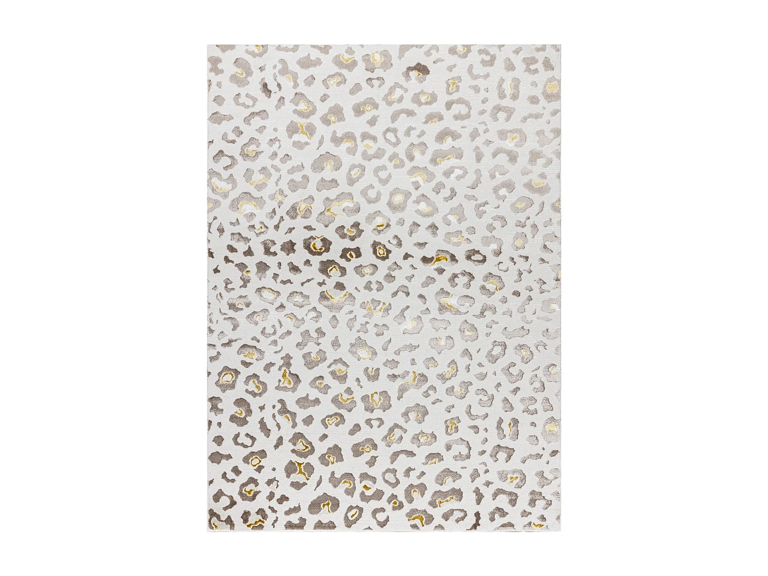 BLISS Z232AZ128 Teppich creme / beige – Leopardenmuster, modern, str 160x220 cm