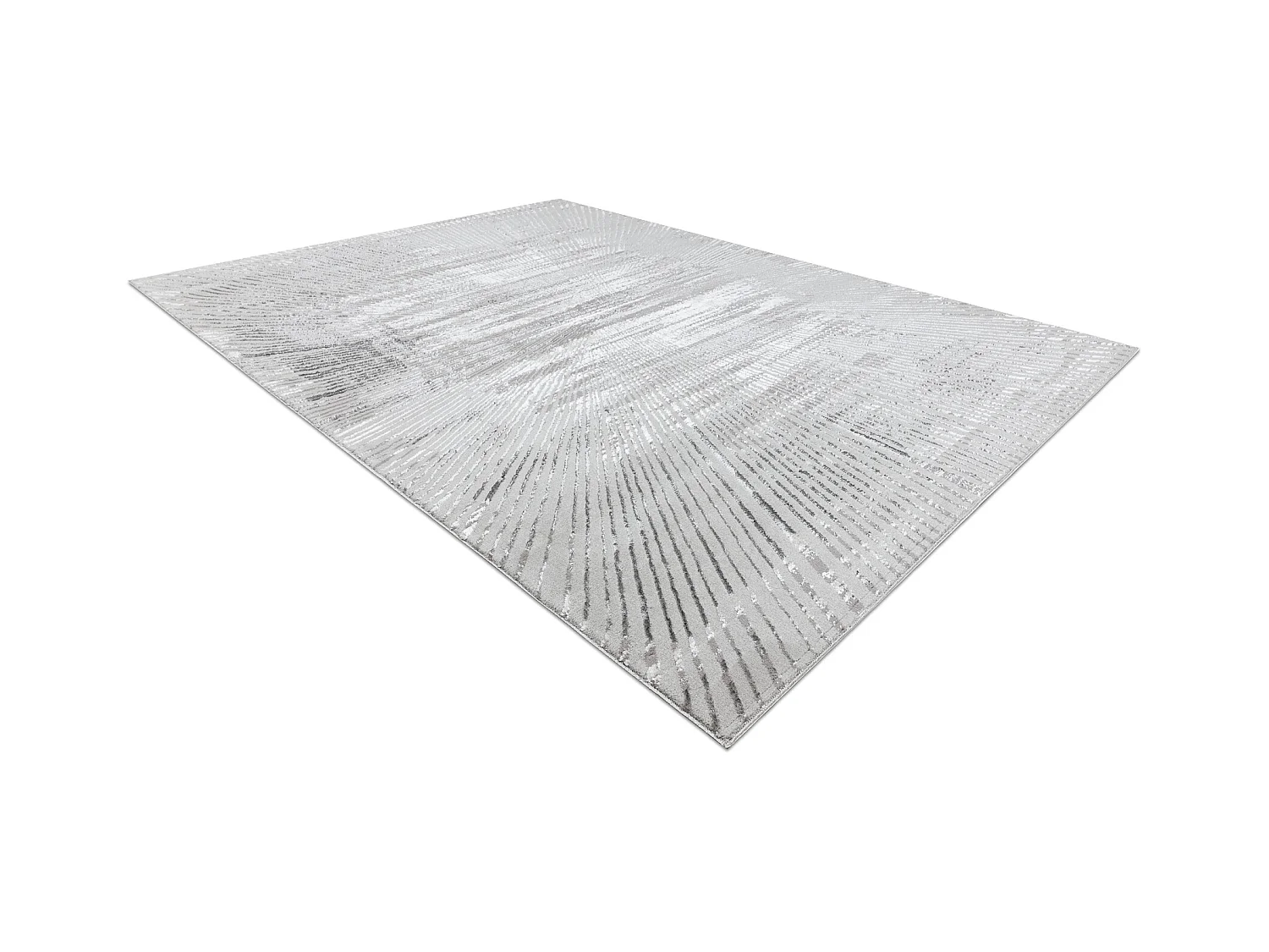BLISS Z206AZ256 tapijt lichtgrijs / grijs - Lijnen, modern, structuree 140x190 cm