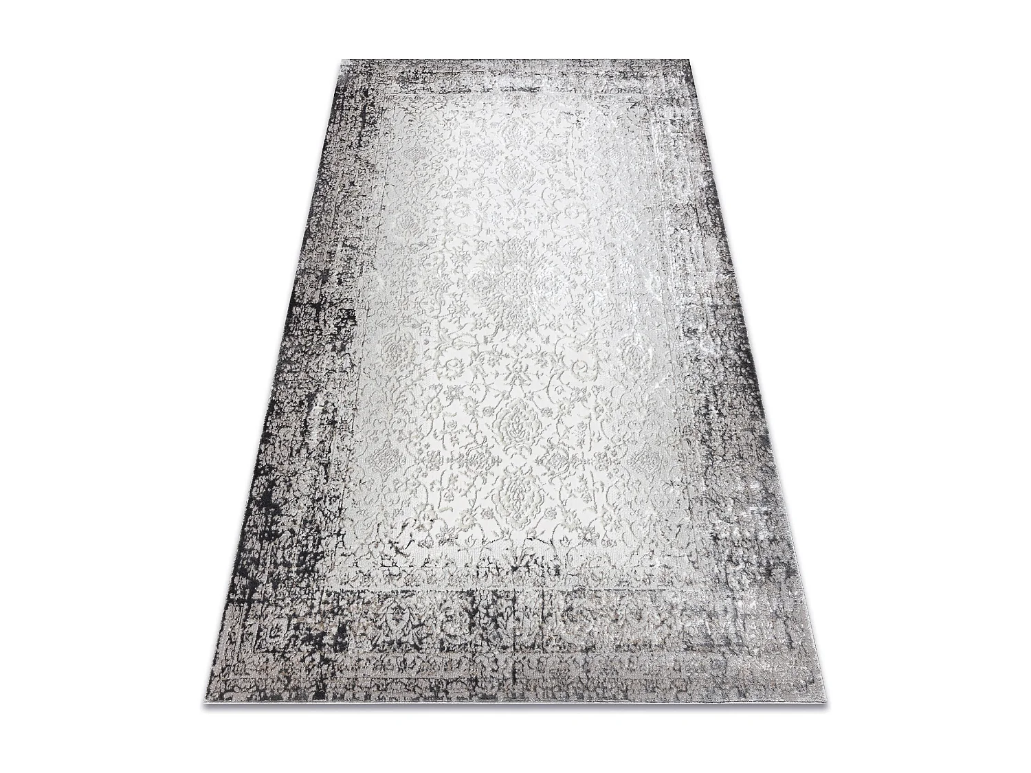 Tapis BLISS Z226AZ226 crème / gris - Cadre, ornement, moderne, struct 80x150 cm