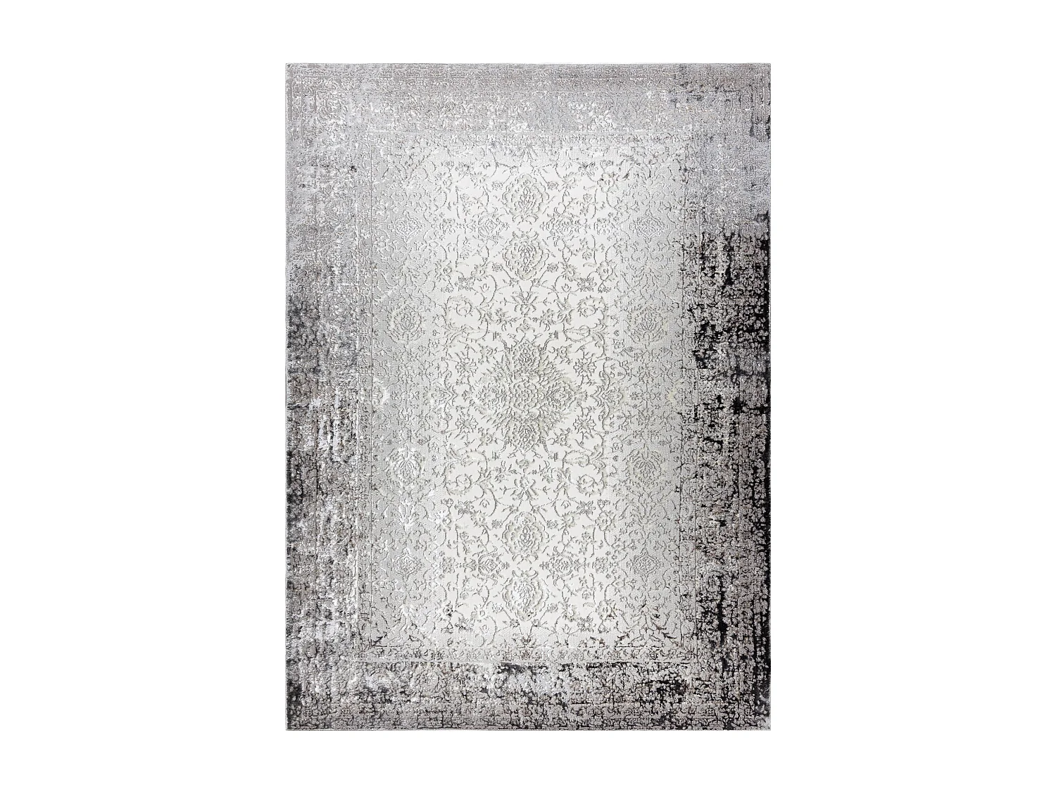 Tapis BLISS Z226AZ226 crème / gris - Cadre, ornement, moderne, struct 80x150 cm