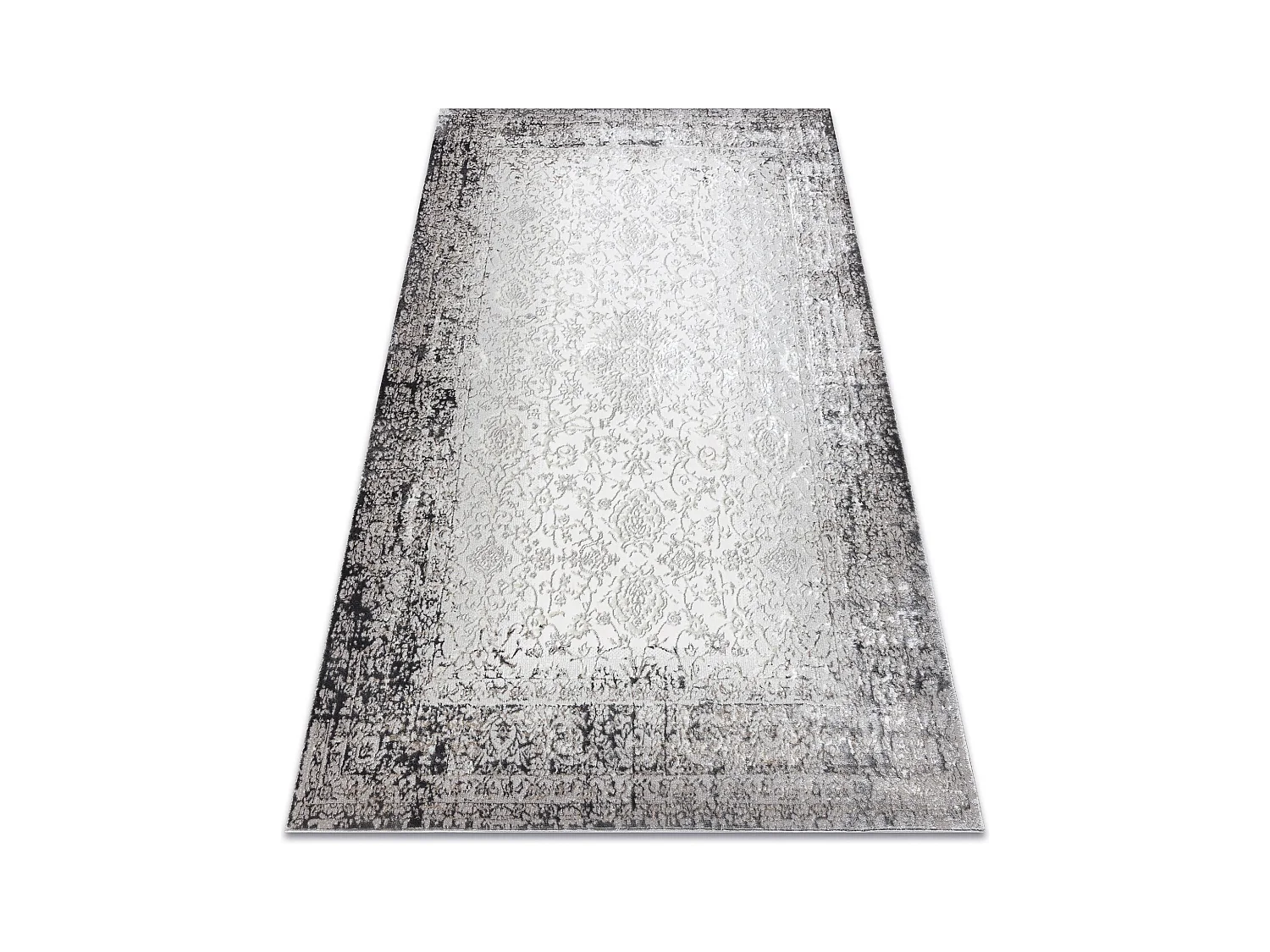 Tapis BLISS Z226AZ226 crème / gris - Cadre, ornement, moderne, struct 80x150 cm