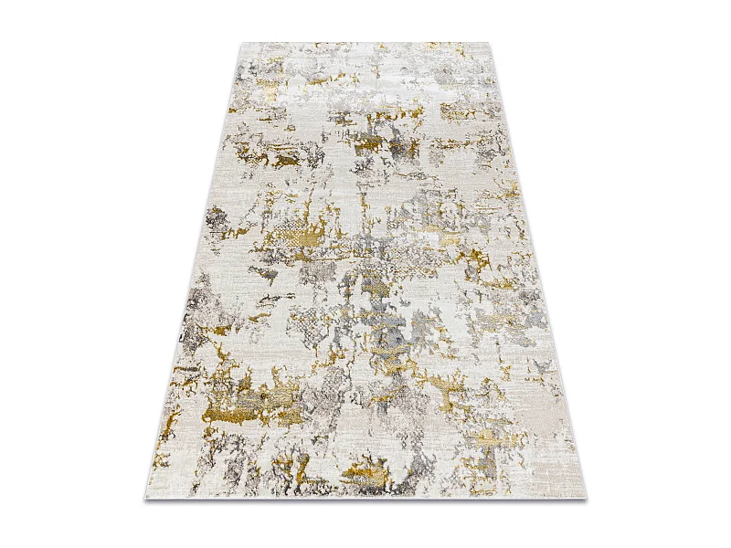 Tapis BLISS Z199AZ127 crème / doré - Abstraction, moderne, structure 160x220 cm