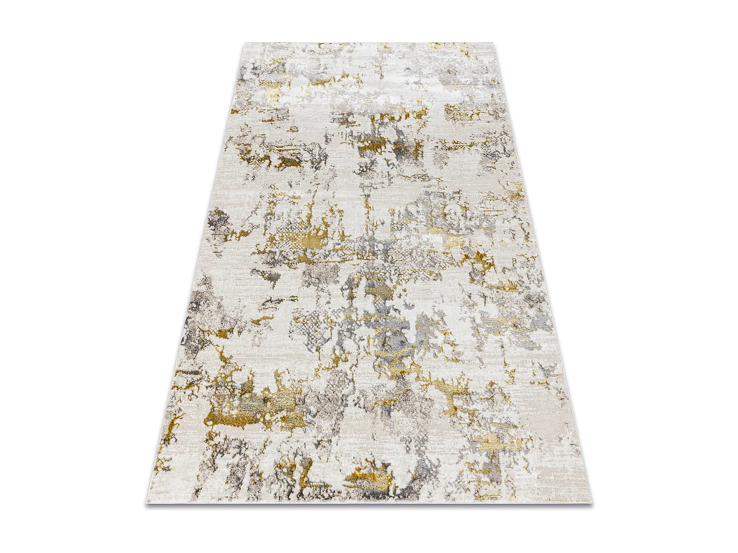 Tapis BLISS Z199AZ127 crème / doré - Abstraction, moderne, structure 180x270 cm