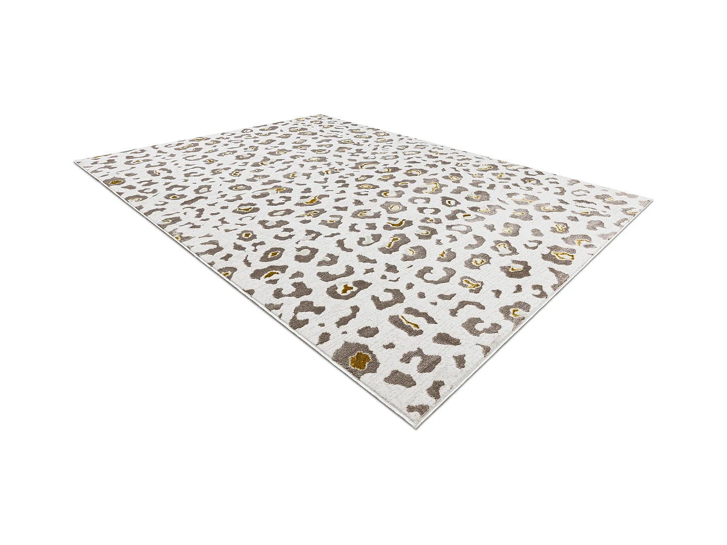 Tapis BLISS Z232AZ128 crème / beige - Motif léopard, moderne, struct 140x190 cm