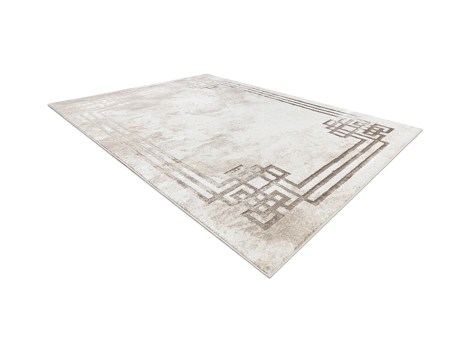 Tapis BLISS Z203AZ138 crème / beige - Cadre, moderne, structurel 80x150 cm
