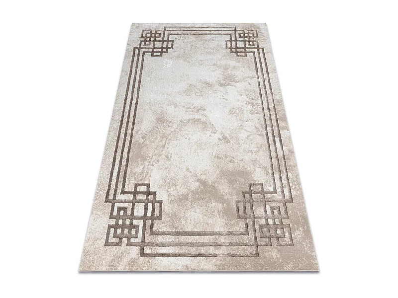 Tapis BLISS Z203AZ138 crème / beige - Cadre, moderne, structurel 80x150 cm