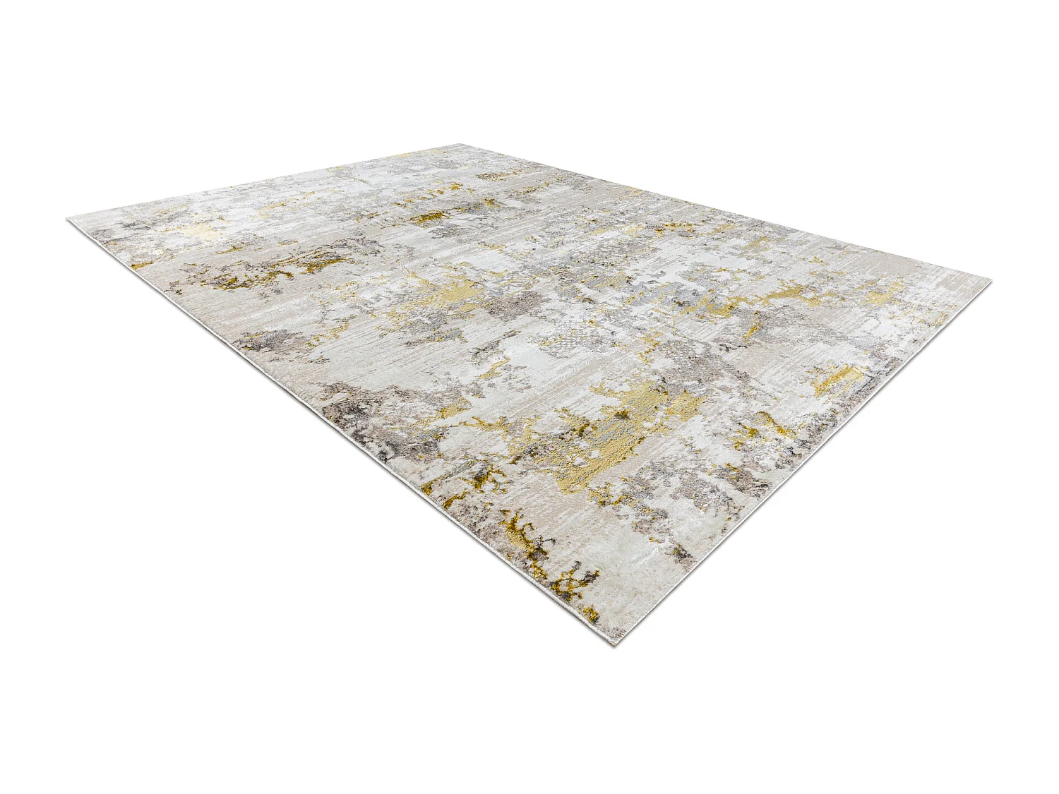 Tapis BLISS Z199AZ127 crème / doré - Abstraction, moderne, structure 120x170 cm