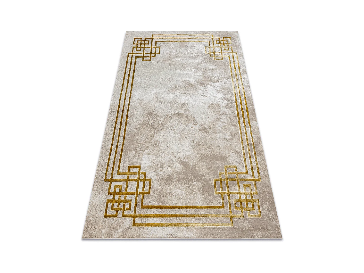 Tapis BLISS Z203AZ137 crème / or - Cadre, grec, moderne, structurel 200x290 cm